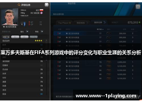 莱万多夫斯基在FIFA系列游戏中的评分变化与职业生涯的关系分析 莱万多夫斯基在FIFA系列游戏中的评分变化与职业生涯的关系分析